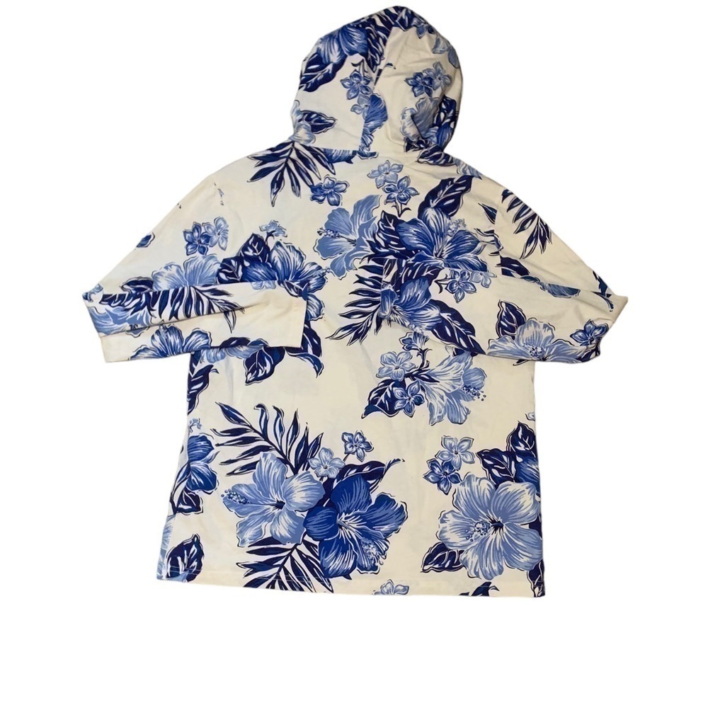 Polo Ralph Lauren Dead Stock Hawaiian Floral Hooded Shirt Size Medium . - Picture 3 of 6